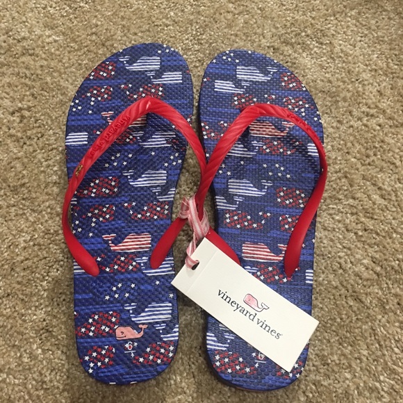 fourth of july flip flops